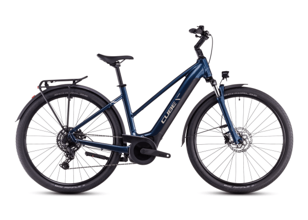 Vélo de Voyage Électrique Cube Touring Hybrid One 625 Trapeze Shimano Cues 2025